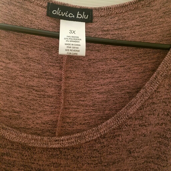 Pink Marled top - Picture 2 of 2